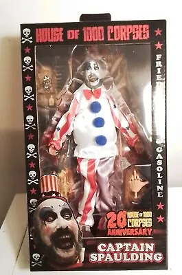 Buy House Of 1000 Corpses Captain Spaulding 8  Clothed Action Figure New • 41.95£