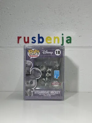 Buy Funko Pop! Art Series Disney Mickey Mouse Steamboat Mickey #18 • 16.99£