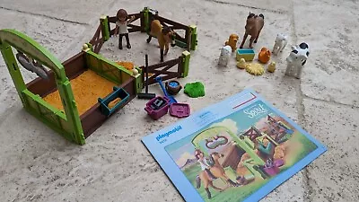Buy PLAYMOBIL Dreamworks Spirit Riding Free Lucky & Spirit With Horse Stall & Extra! • 5£