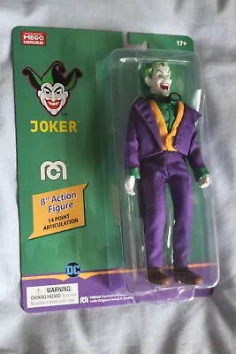 Buy New Sealed 20cm Action Figure Mego Joker DC Comic MOC Rare 8 Inch Villain Fun • 26.99£