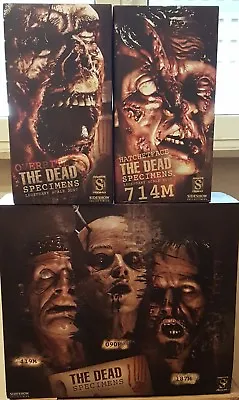 Buy Sideshow.The Dead Specimens Legendary Scale Bust Complete Series. Zombie. • 1,287.05£