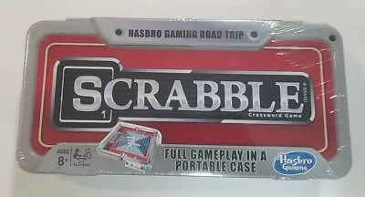 Buy Scrabble Crossword Travel Game Road Trip Portable Case Hasbro New Sealed • 18.89£
