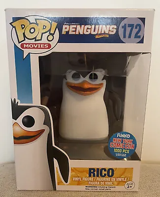 Buy Funko Pop! Vinyl Figure Toy Rico Penguins Of Madagascar #172 NYCC 1000 Pieces • 99.99£