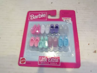 Buy Barbie Doll Little Extras Dress Dressy Shoes 8 Pairs Mattel Accessories • 14.09£