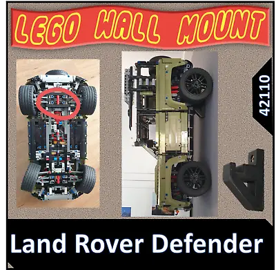 Buy ✅🧱✅  Lego Technic  42110  Land Rover Defender  Wall Display Mount Bracket  ✅🧱✅ • 7.99£