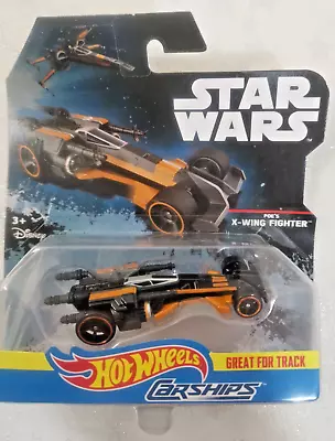Buy HOT WHEELS - CARSHIPS - STAR WARS Poe's X-WING FIGHTER New & Sealed • 7.98£