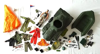 Buy Job Lot Vintage Action Man. Vehicles, Clothes, Weapons  & 1997 Hasbro Action Man • 39.99£