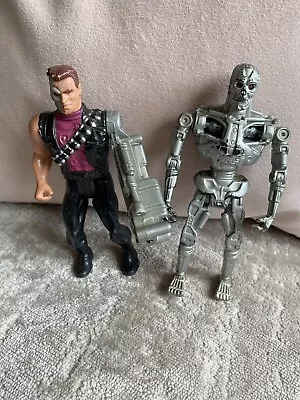 Buy Techno-Punch T-800 Terminator 2 & Arnold Vintage 1991 Kenner Action Figures Rare • 14.99£