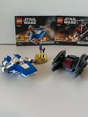 Buy STAR WARS Lego ‘A-Wing Vs TIE Silencer’ 75196 Duel Model - 100% Complete • 7.95£