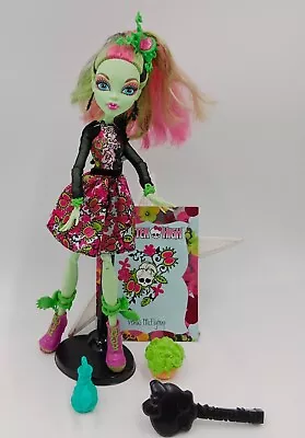 Buy Mattel Monster High Doll Venus McFlytrap Gloom And Bloom Doll • 100.86£