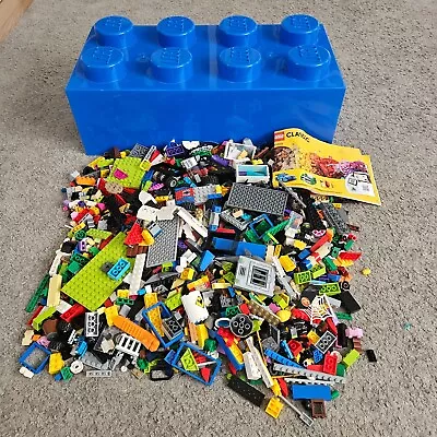 Buy LEGO Container Bundle Brick 8 Stud Large Stackable Storage Box + 2KG Lego VGC • 34.99£