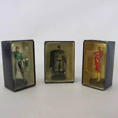 Buy Set Of 3x DC Comics Eaglemoss Figurines Batman The Flash Green Lantern Boxed-PDY • 9.99£