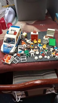 Buy Play Mobil Police Car And Furniture Set Plus Figures • 15£