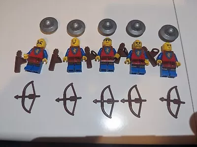 Buy 5 X - CASTLE LEGO Lion Knight  Archers- Free Postage +Same Day Dispatch • 25£