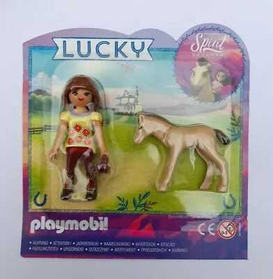 Buy Playmobil Dreamworks Spirit Untamed Riding Free Lucky & Horse Promo Figure Set • 14.95£