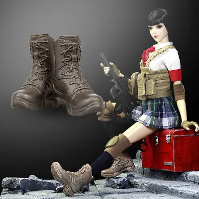 Buy 1/6 Male Shoes Solider Combat Boots Model Fit 12'' Hot Toys Phicen Action Figure • 6.93£