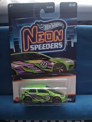 Buy Hot Wheels Neon Speeders Volkswagen Golf MK7 • 6.99£