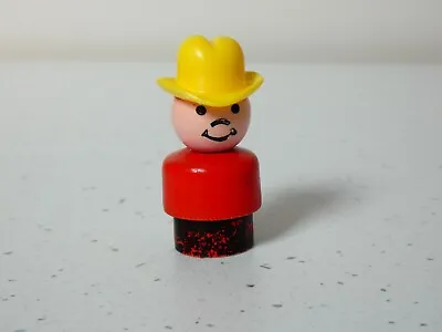 Buy Vintage Fisher Price Little People - Wooden Cowboy • 3£