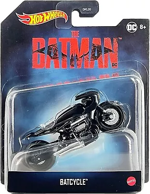 Buy Hot Wheels Batcycle Dc Comics Batman 1:50 Scale 2021 Dkl20 • 11.50£