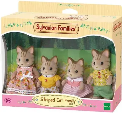 Buy Sylvanian Families Striped Cat Family • 30.99£