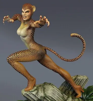 Buy DC Comic Super Powers Collection Maquette Cheetah 25 Cm By Sideshow • 495£