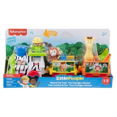 Buy Fisher Price Little People MUSICAL ZOO TRAIN Toy With Sound • 23.90£