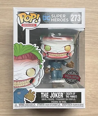 Buy Funko Pop DC Heroes The Joker Death Of The Family #273 + Free Protector • 19.99£