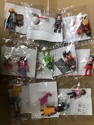 Buy 10x Playmobil Figures - New, Sealed Bags  Doctor, Fairy, Zookeeper, Firefighter • 5£