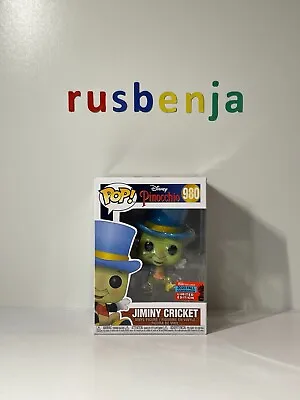 Buy Funko Pop! Disney Pinocchio Jiminy Cricket Fall Convention #980 • 14.99£