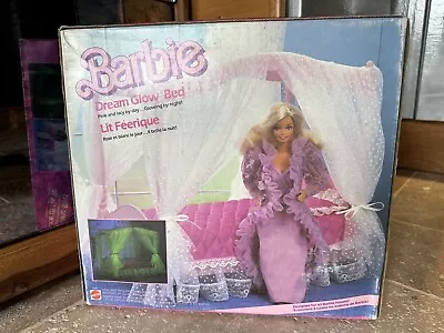 Buy 1985 Barbie Dream Glow Bed Ref 5641 Made In FRANCE Exclusive European Sealed • 421.60£