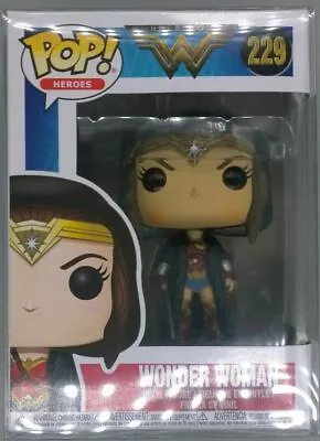 Buy Funko POP #229 Wonder Woman (Cloaked) Rare & Vaulted - Includes POP Protector • 11.99£