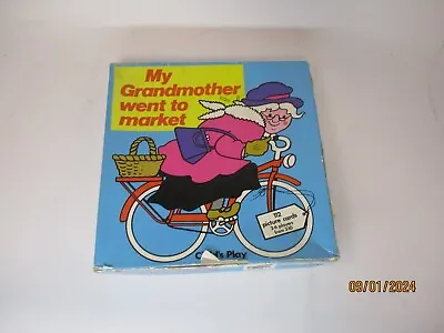 Buy My Grandmother Went To Market Memory Game Child's Play 1974 Board Game  • 14.99£