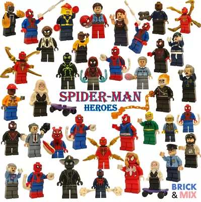 Buy Pick Your LEGO Spider-Man Heroes Marvel Minifigures - Iron Spider, Ghost Rider.. • 5.99£