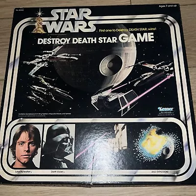Buy Star Wars Destroy The Death Star Board Game 1978 Kenner • 37.80£