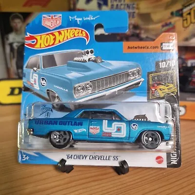 Buy Hot Wheels '64 Chevy Chevelle SS 10/10 HW Nightburnerz 2020 247/250 Short Blue • 3.99£