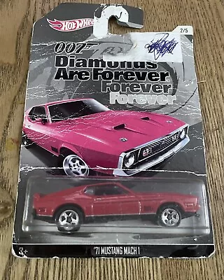 Buy Hot Wheels James Bonds Diamonds Are Forever “71 Mustang Mach 1 No 2/5 • 4.99£