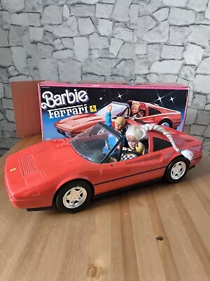 Buy 1986 Barbie Ferrari 3136 Original Packaging France Mattel Red/Red 1 Barbie 1 Ken  • 91.47£
