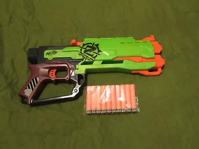 Buy Nerf Crossfire Blaster + Darts Nurf Elite Nstrike Zombie Strike Gun • 7.50£