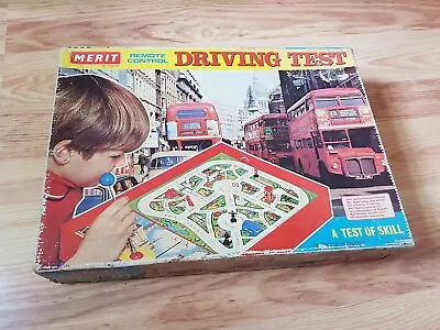 Buy Merit Remote Control Driving Test Vintage Board Game • 15£