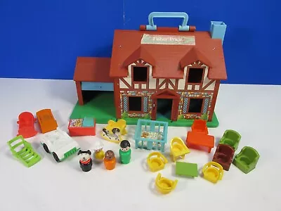 Buy Vintage FISHER PRICE FP TUDOR HOUSE PLAY FAMILY Figure Little People 1970s 952 • 33.19£
