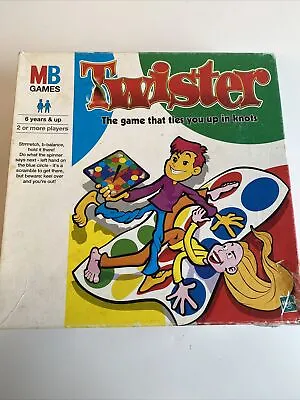 Buy MB Games Twister 1999 Vintage Hasbro Ties You Up In Knots Family Party Game • 5£