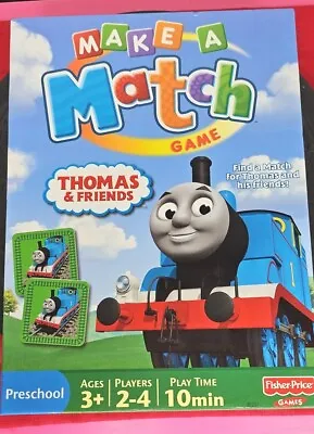 Buy Fisher Price Make A Match Game Thomas & Friends NEW Preschool Complete Tank • 12.67£