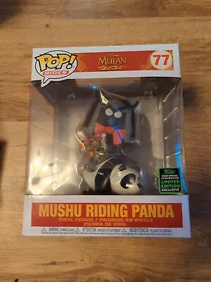 Buy Funko Pop! Rides: Mulan - Mushu Riding Panda (6 Inch) Vinyl Figure (Emerald City • 65£
