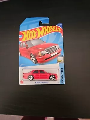 Buy Hot Wheels Mercedes-Benz 500E Red Long Card Combined Postage New • 6.49£
