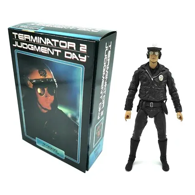Buy NECA Terminator 2: Judgement Day T-1000 Motorcycle Cop Action Figure Model Toy • 33.99£