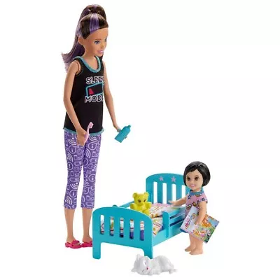 Buy Mattel GHV88 Barbie Skipper Babysitters Inc. Bedtime Play Set Original Packaging • 35.76£
