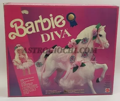 Buy Vintage 1991 Barbie Horse Diva Mattel Nib Horse + Outfit  • 247.97£