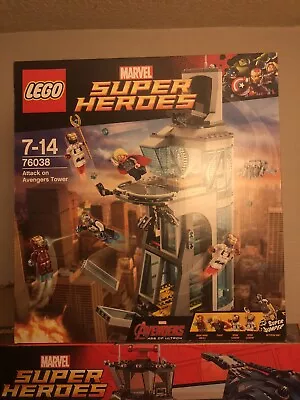 Buy Lego 76038 Marvel Avengers Tower NEW, SEALED Age Of Ultron Iron Man Thor *RARE* • 250£