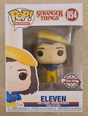 Buy Funko Vinyl (POP Television!) : Stranger Things Eleven (Yellow Outfit) #854 • 23.99£