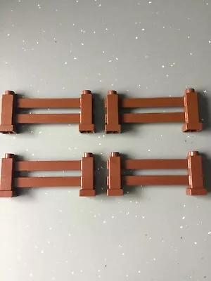 Buy Lego Duplo Fence X 4  Reddish Brown Part Number 31021 • 7£